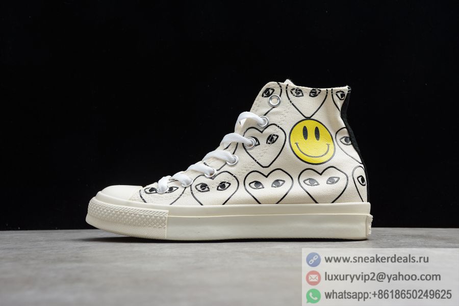 Converse x CDG PLAY x SMILEY Chuck Taylor All Star 1CK811 Unisex Shoes